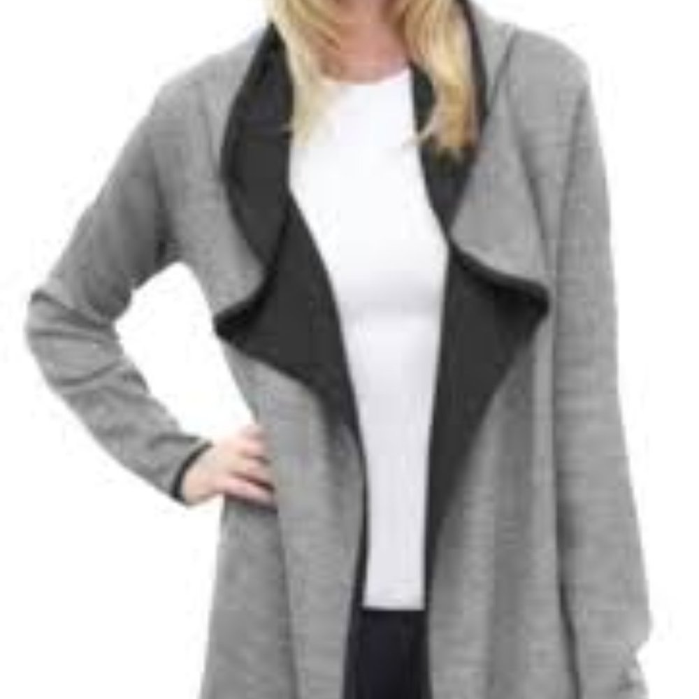 BNCI by Blanc Noir Draped Cardigan New With Tags size Medium